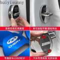 Huiyisunny 4Pcs Metal Car Door Lock Covers Sticker Emblem Decal For Chery Arrizo Tiggo 8 7 6 4 5x Pro Omoda 5 FX Fulwin Face QQ Accessories.