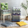 【New release】 18 Styles Square Office Computer Chairs Protective Mat Backrest Pillow Printed Stool Cushions Buttocks Chair Cushion.