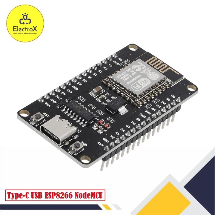 Type C Black - v3.0 NodeMCU Lua ESP8266 IoT Board | Daraz.com.bd