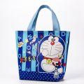 Jason Sanrio Kuromi Melody Student Cute Tote Bag PU Cinnamon Top-handle bags Cartoon Fashion Outdoor Lunch Bag. 