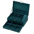 Multi-layer flannel jewelry box, drawer storage box, ring earrings, jewelry box, large capacity storage jewelry box, wholesale. 