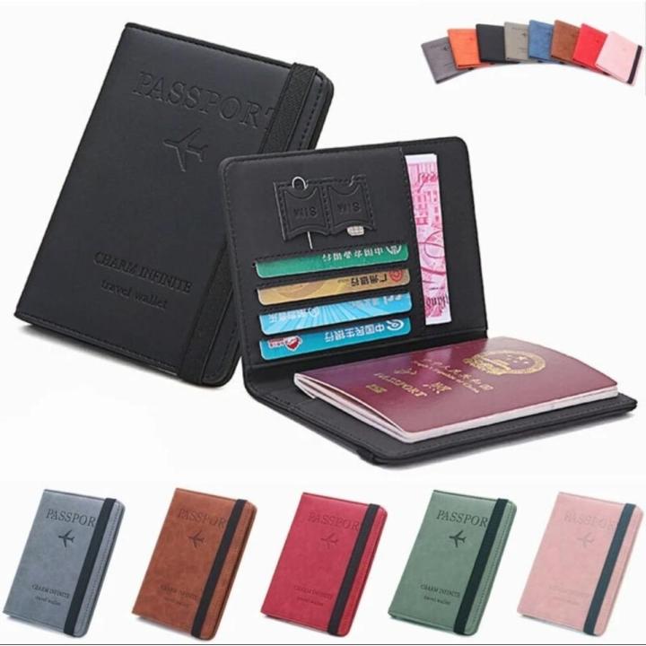 Multi-Function Passport Cover Holder Dedit or Credit Card Holder Wallet Passport Cover Case