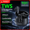 TRANYOO T‑M26 TWS | Bluetooth 5.3 | IPX5 Waterproof | Touch Control | Noise Reduction Mic | 20 h Playtime | Bangladeshi Affordable Wireless Earbuds. 