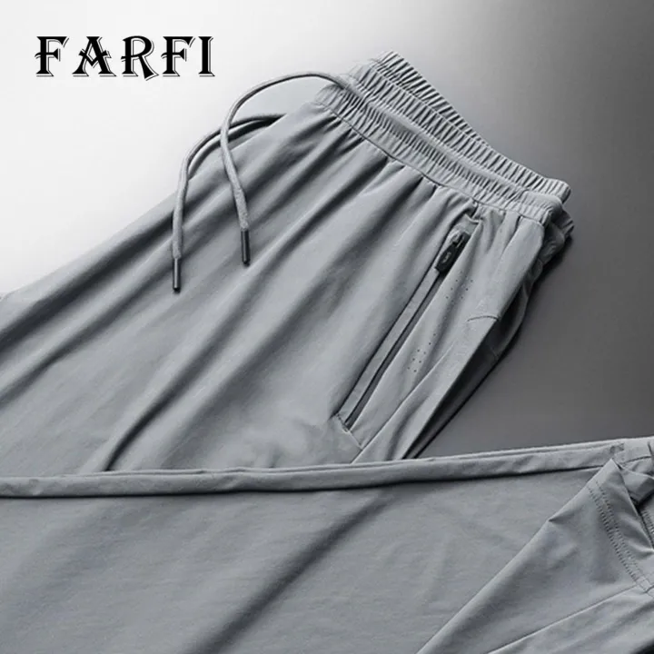 Farfi%20Summer%20Sweatpants%20Solid%20Color%20Plus%20Size%20Mesh%20Men%20Sweatpants%20-%20Image%203