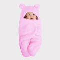 Ultra-Soft Fleece Newborn Swaddle Wrap Baby Sleeping Bag - for Boys and Girls. 