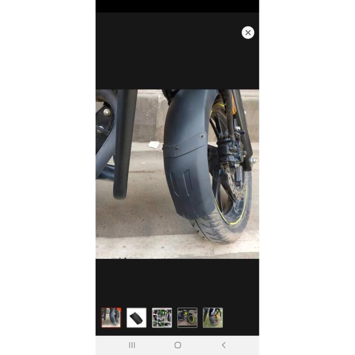 Mud guard for motorcycle