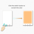 1Set Light Therapy Lamp SAD Light LED Happy Mood Light Touch Dimmable Night Light Timer Function for Home/Travelling. 