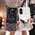 New Phone Case For Redmi 13C Cover Sparkling Star Moon Soft Silicone Transparent Mirror Anti Drop for Redmi 13C Case. 