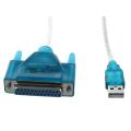 (NEW)USB to Printer DB25 25-Pin Parallel Port Cable Adapter. 