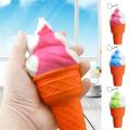 Slow Rising Squishy Toy Shape Relieves Stress Toy with Keychain for Children Anxiety Attention - intl. 