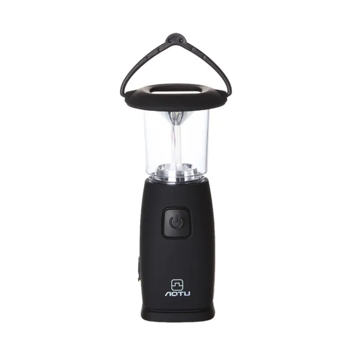 Solar / Hand Crank / USB Rechargeable 6 LED Camping Lantern Outdoor Tent Light