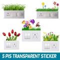 Switch Board Sticker Floral Stickers Wall Stickers Light Switch Sticker. 