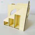 1:12 Dollhouse Double Bed for Building Fairy Garden Sand Table.