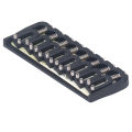 Guitar Fixed Saddle Bridge Guitar Saddle Bridge Metal 8 String Professional for Replacement. 