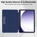 Flip Cover for Samsung Galaxy Tab A11+ / Galaxy Tab A9+ Cover Case 11 inch, Flip Stand Cover Case for Samsung Galaxy Tab A9 Plus / A11 Plus Tablet Cover - Black- Navy Blue.