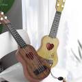 Kids Ukulele Guitar Toy Boys Brown 38x12.5cm Brown. 