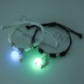 2PC/Set Fashion Luminous Cat Heart Couple Bracelet Women Men Lovers Adjustable Rope Matching Friend Party Jewelry Wrist Gift Hot Sales. 