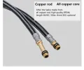 Faucet Hoses 304 Stainless Steel Hot Cold Water Mixer Tap Hoses Flexible Burst Proof Bathroom Basin Kitchen Sink (SET OF 2) Hose Connector Hose Pipe. 