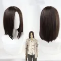 New The Final Season Attack on Titan Eren Jaeger Cosplay Wig Brown Heat Resistant Synthetic Hair Wigs. 