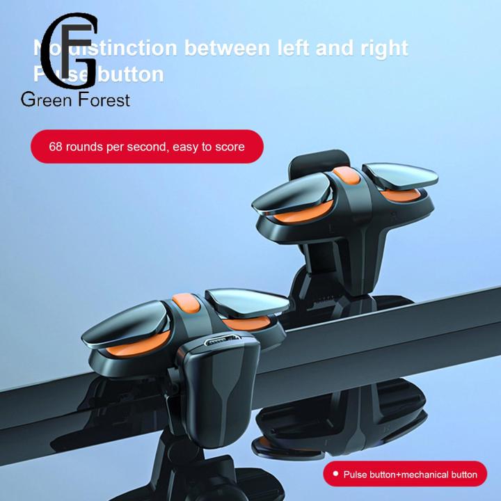 【In-Demand Item】 Gaming Controller 1 Pair Gaming Trigger Controller 4 Speeds Four-finger Linkage Gamepad Game Controller