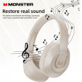 Monster XKH03 Wireless Bluetooth V5.3 Gaming Headset Foldable Earbuds Stereo Low Latency Earphones Long Endurance Headphones.