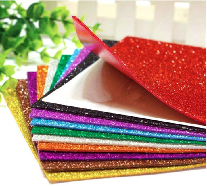 3%20pcs%20Multi%20Color%20A4%20Size%20Glitter%20Foam%20Sheet%20Paper%20Sticky%20Back%20Adhesive%20Sticker.%20-%20Image%206