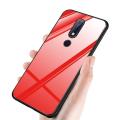 Nokia 6.1 plus Glass Case Phone Back Cover. 