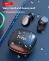 Original HTC TWS3 Headphones Wireless Bluetooth 5.1 Earphones Waterproof Sports Headsets Touch Control Noise Reduction Earbuds. 