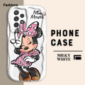 Fashions Disney Mickey Minnie Mouse Phone Case for Samsung Galaxy A10 A20 A30 A50 A50s A70 A02 A03 Core A04 A05 A06 A12 A13 A15 A16 Cover. 