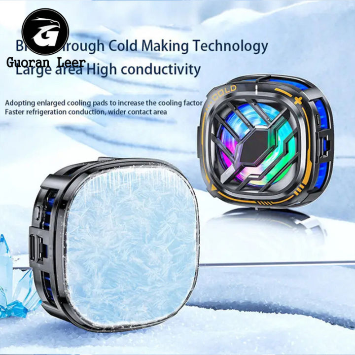 X76 Magnetic Mobile Phone Cooler Fast Cooling Phone Cooler Portable Phone Semiconductor Radiator Mobile Gaming Video Streaming Phone Fan Portable Quieter Cooling Fan