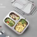 Tedemei 3 Compartment Dinner, Lunch Tiffin Box for Office, School Inner Stainless Steel Lunch Box, 1.2 L (Multicolor).