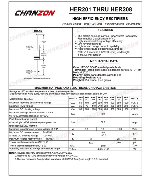 (100%20Pcs)%20HER208%20High%20Efficiency%20Rectifier%20Diode%202A%201000V%2050-70ns%20DO-15%20(DO-204AC)%20Axial%202%20Amp%201000%20Volt%20HER%20208%20-%20Image%204