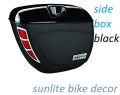 Universal Bike Side Box for Motorcycle - Black. 