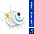 Soft Light Moisturizer for Face, Hand & Body, Non-Sticky Cream with Vitamin E  (100 ml). 