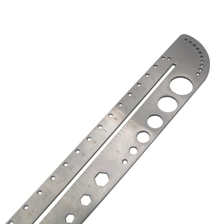KOGEEK%20Multifunction%20Scale%20Tool%20Map%20Landmarks%20Compasses%20Ruler%20Protractor%20Stainless%20Steel%20EDC%20Ruler%20-%20Image%204