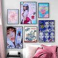 Kpop Girl Group Idol New-Jeans New Music Album OMG Cover Rabbit Poster Canvas Painting Wall Art Pictures Home Room Decor. 