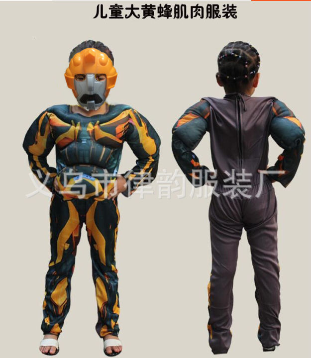 Optimus%20Prime%20RhubarbiBee%20Muscle%20Costume%20Children's%20HalloweencosplayTransformersMask%20Deformation%20-%20Image%207