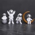 1pc Resin Astronaut Figure Statue Figurine Spaceman Sculpture Educational Toys Desktop Home Decoration Astronaut Model Kids Gift. 