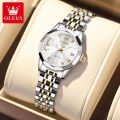Olevs 9931 Stainless Steel Analog Wrist Watch For Women. 