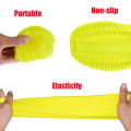 1 Pair Waterproof Non-slip Silicone Shoe Sole High Elastic Wear-resistant Unisex Rain Boots Overshoes Reusable Shoes Cover.