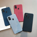 Biruiqu For Samsung Galaxy M21 Shockproof Anti Slip Soft TPU Sandstone Matte Back Case Cover. 