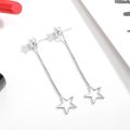 woman Jewellery earrings female star hanging in the long paragraph earrings.