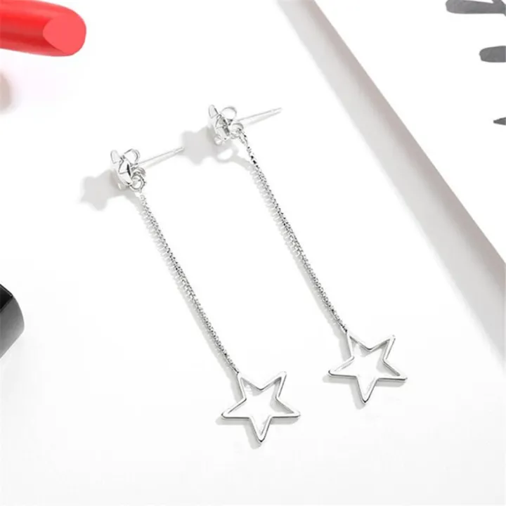 woman%20%20Jewellery%20earrings%20female%20star%20hanging%20in%20the%20long%20paragraph%20earrings%20-%20Image%205
