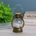 12 Pcs Mini Lantern Decorative With LED Candle Hanging Candle Lanterns Battery Black.