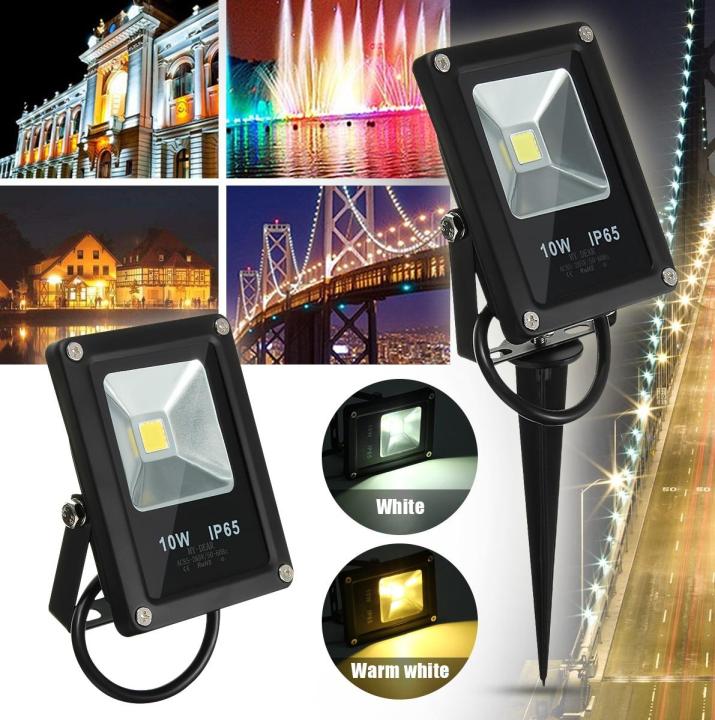 10W%20Waterproof%20IP65%20White/Warm%20White%20LED%20Flood%20Light%20Outdoor%20Garden%20Security%20Lamp%20-%20Image%202