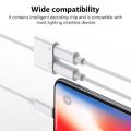 Headphones Adapter 2 in 1 For iOS USB C to 3.5mm Charging Jack Audio AUX Cable for iPhone Samsung xiaomi Huawei Poco MacBook.