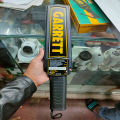 Garrett scanner handheld metal detector. 