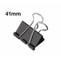Binder Clips Black Color 41mm (12 pcs).