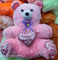 1 Feet Woolen Teddy Bear Soft Doll-Happy Birthday To You - Doll - Doll. 