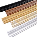 3D Wall Trim Line Skirting Border Decor Sticker Self Adhesive 1 piece 2.3meter/08cm Edge Banding Frame Waterproof Wall Stick.